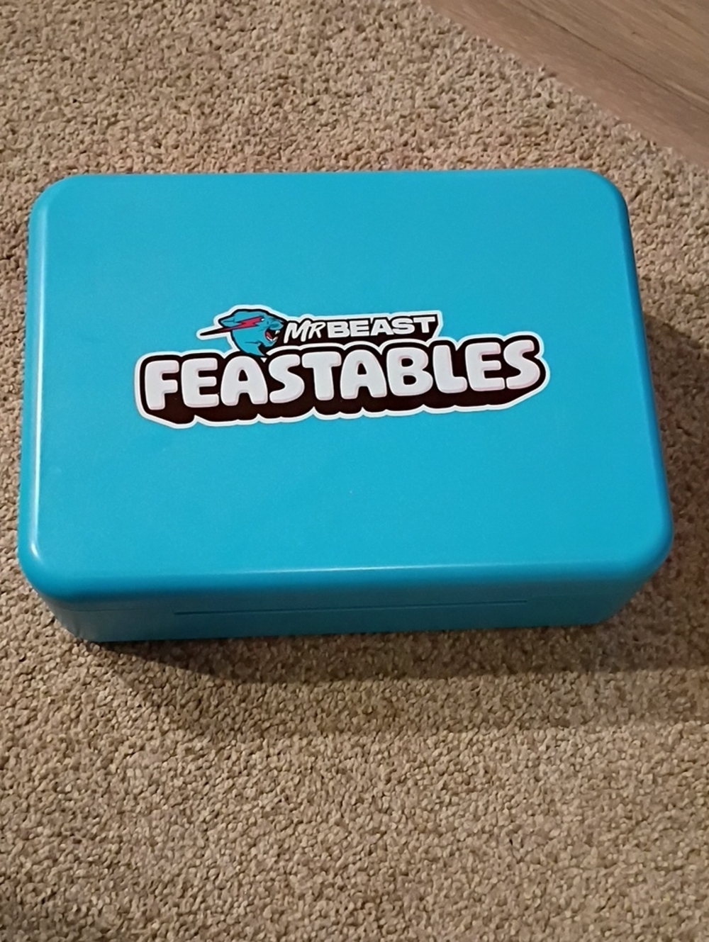Feastables Blue Portable Snack Box
